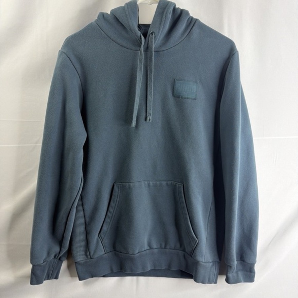 Puma Fleece‎ Hoodie Mens Small Blue Long Sleeves Athletic Gym Casual Workout